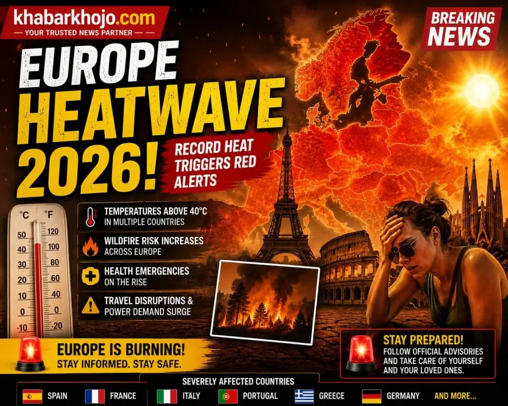 Europe Heatwave 2026 record-breaking heat across Europe