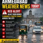 Ahmedabad Weather News Today: 24-Hour Red Alert Triggers Severe Flood Chaos