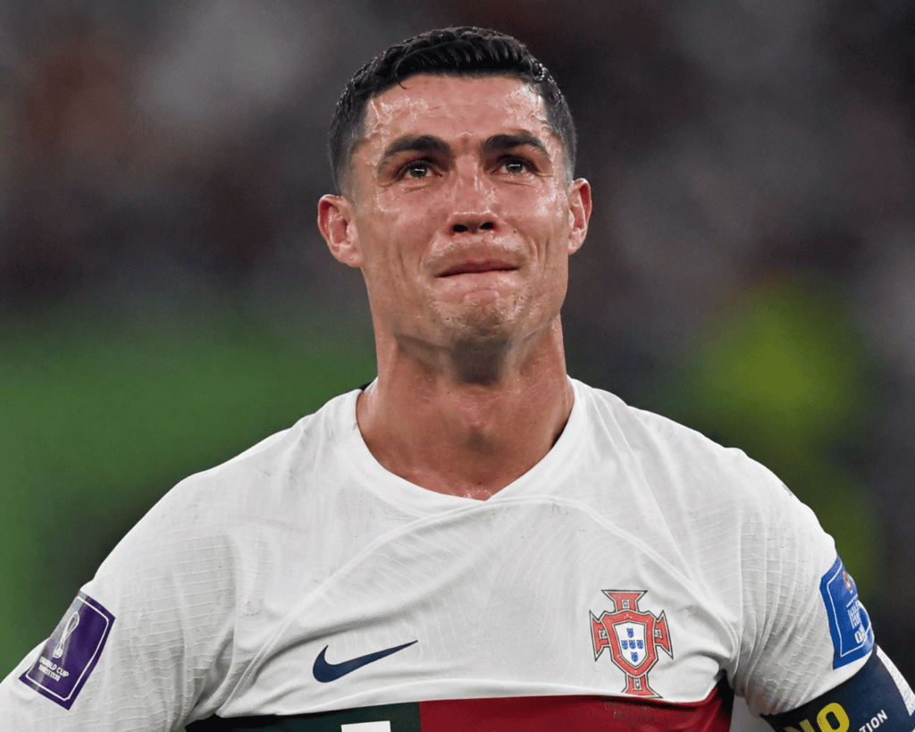 Ronaldo crying