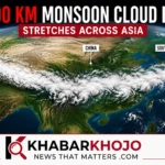 10,000 Km Monsoon Cloud Belt Spotted Across Asia: Why Scientists Are Calling It a Rare Weather Event