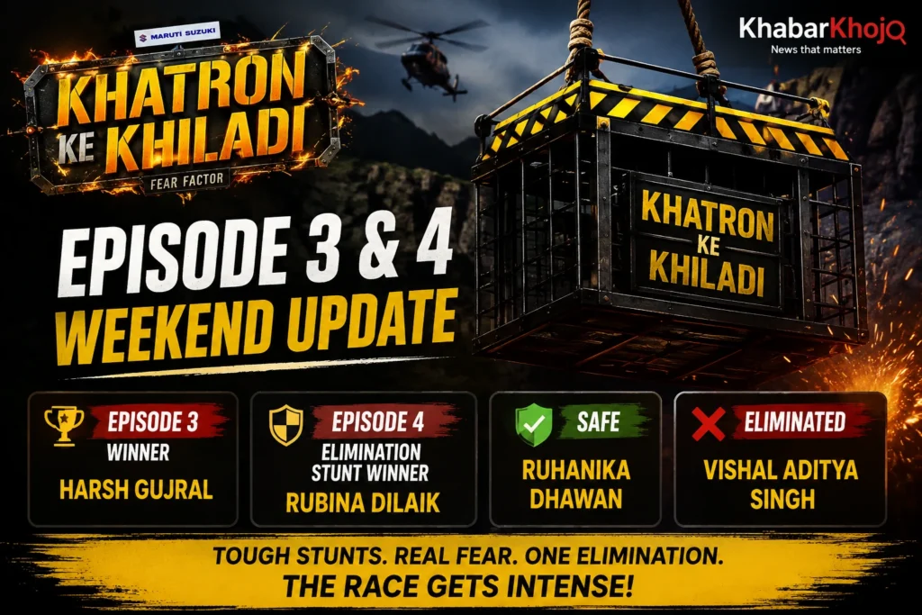 Khatron Ke Khiladi 15 Episode 3 & 4 weekend update with Harsh Gujral, Rubina Dilaik and Vishal Aditya Singh