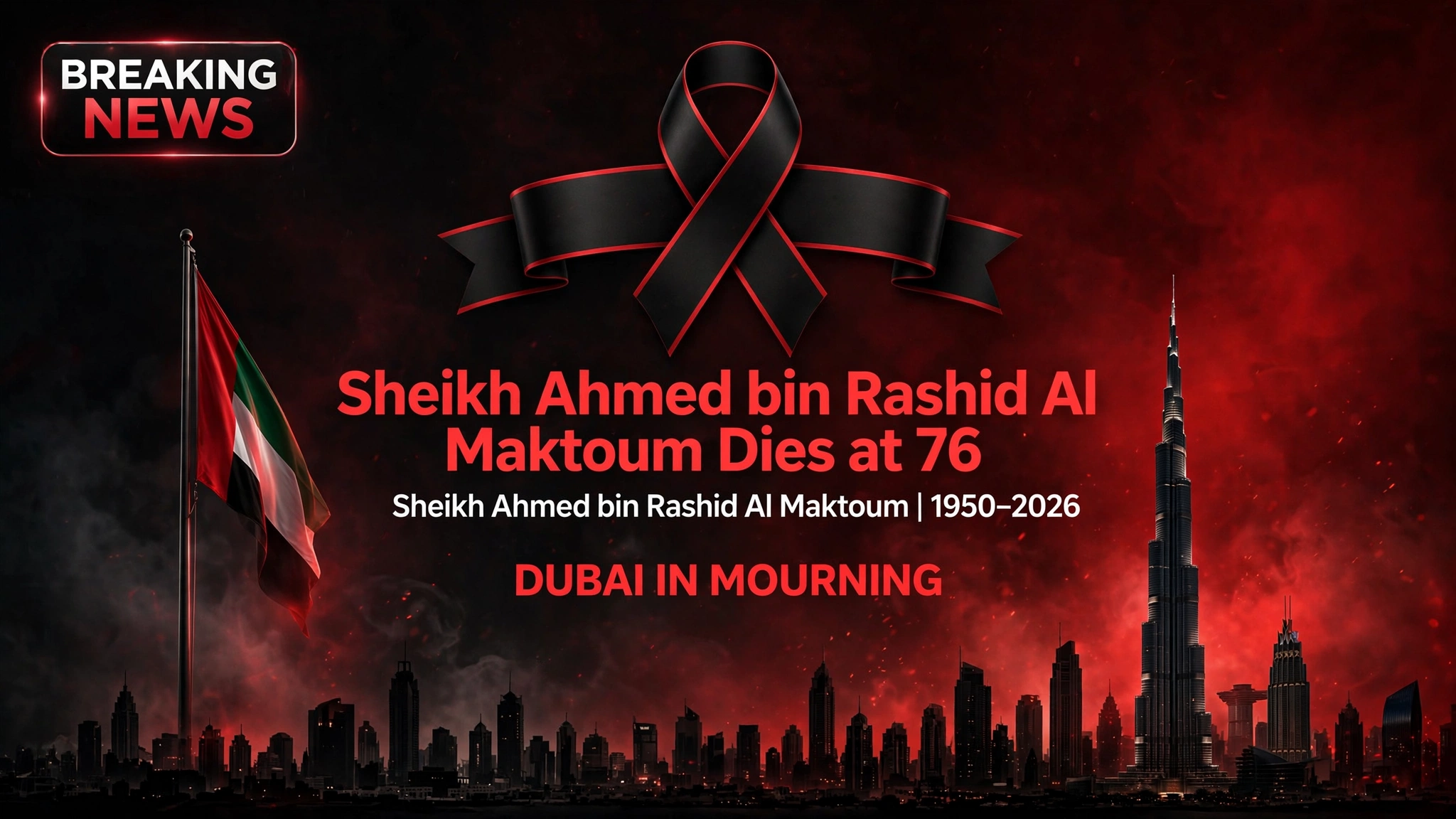 Sheikh Ahmed bin Rashid Al Maktoum dies at 76