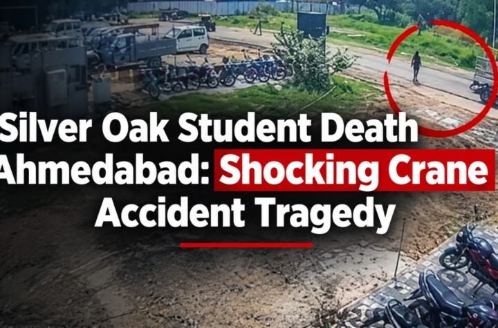19-year-old Silver Oak student death Ahmedabad crane crash