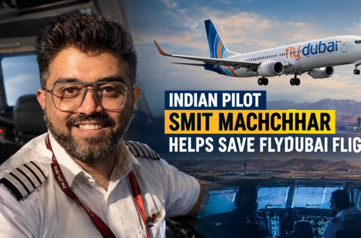 Indian Pilot Smit Machchhar during Flydubai flight emergency