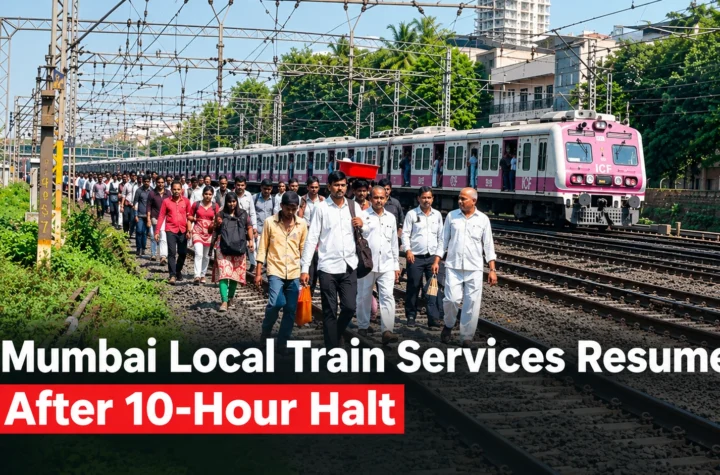 Mumbai Local Train Services Resume After 10-Hour Halt
