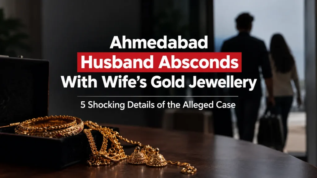 Ahmedabad husband absconds with wife’s gold jewellery