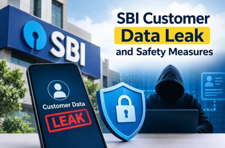 SBI customer data leak and safety measures